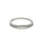 10K White Gold Diamond Lady's Fashion Ring; Size 9