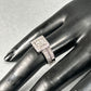 14K White Gold Diamond Lady's Wedding Ring Set; Size 7