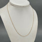 14K Yellow Gold 18" Chain; 1g