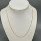 14K Yellow Gold 18" Chain; 1g