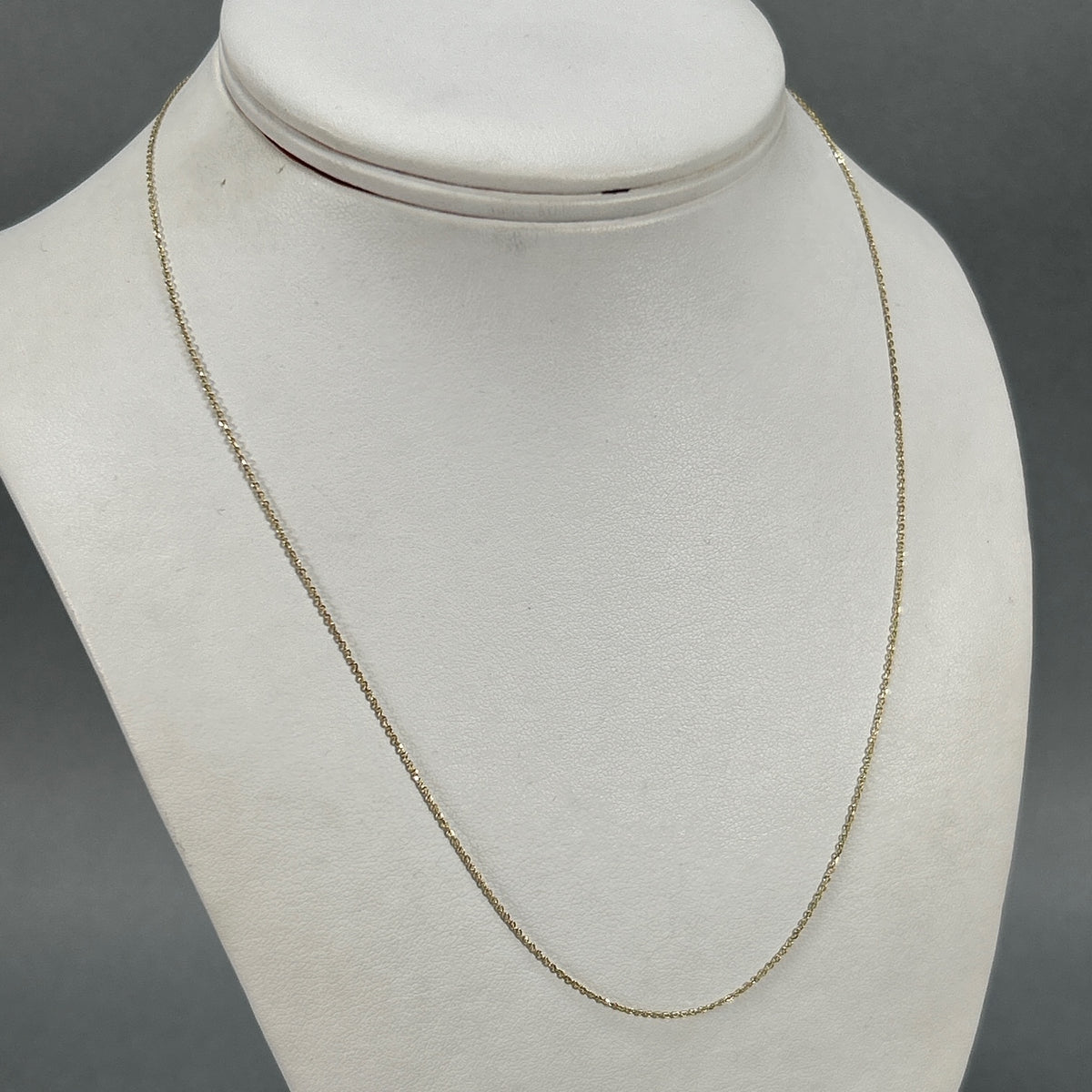 14K Yellow Gold 18" Chain; 0.6g