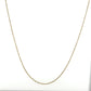 14K Yellow Gold 18" Chain; 0.6g