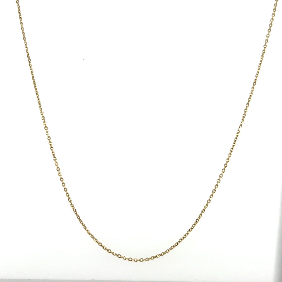 14K Yellow Gold 18" Chain; 0.6g