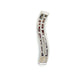 18K White Gold Sapphire Pendant