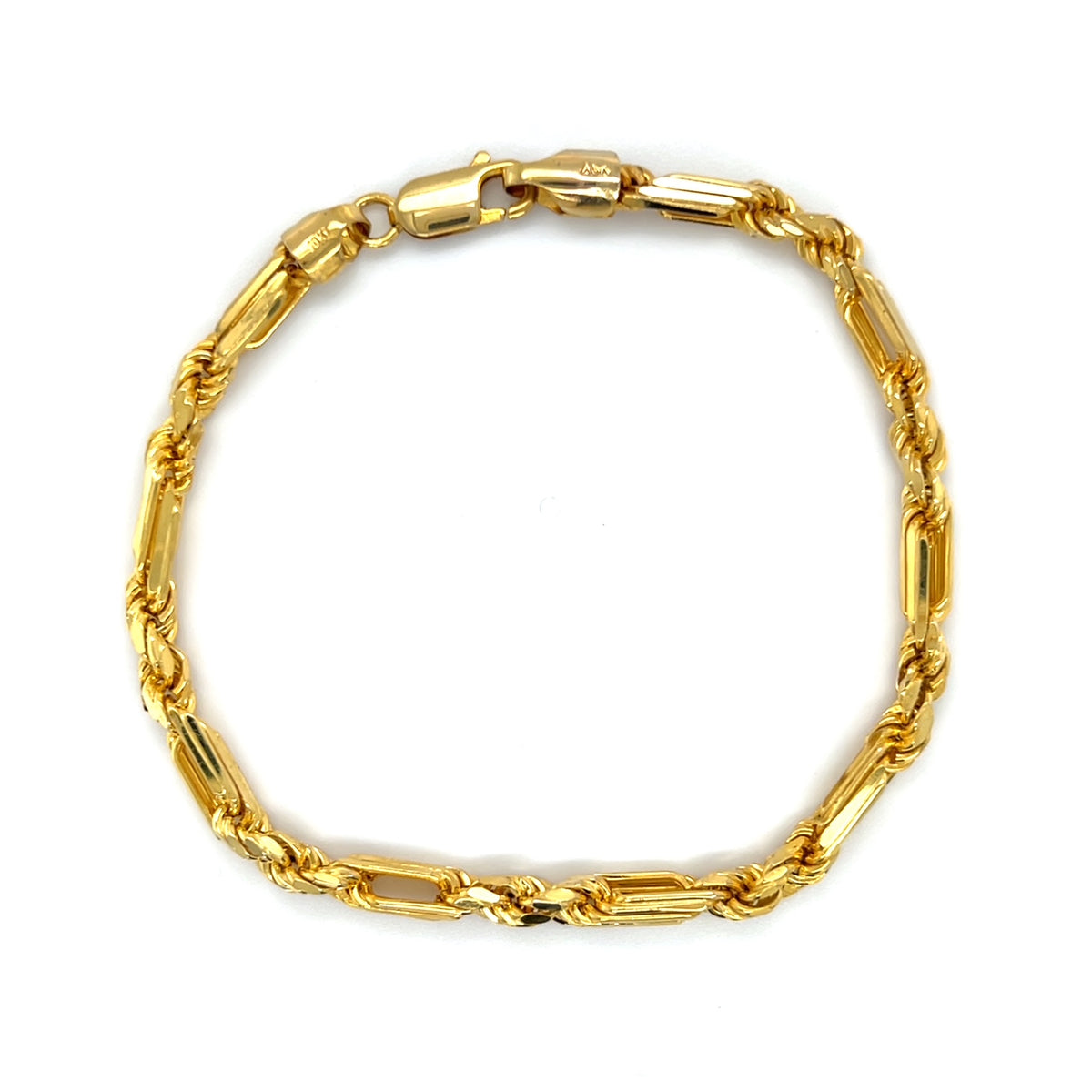 10K Yellow Gold 9" Bracelet