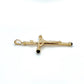 14K Yellow Gold Crucifix Pendant