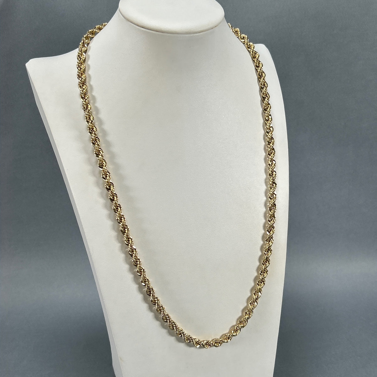 10K Yellow Gold 27" Rope Chain