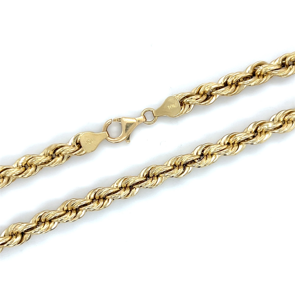 10K Yellow Gold 27" Rope Chain