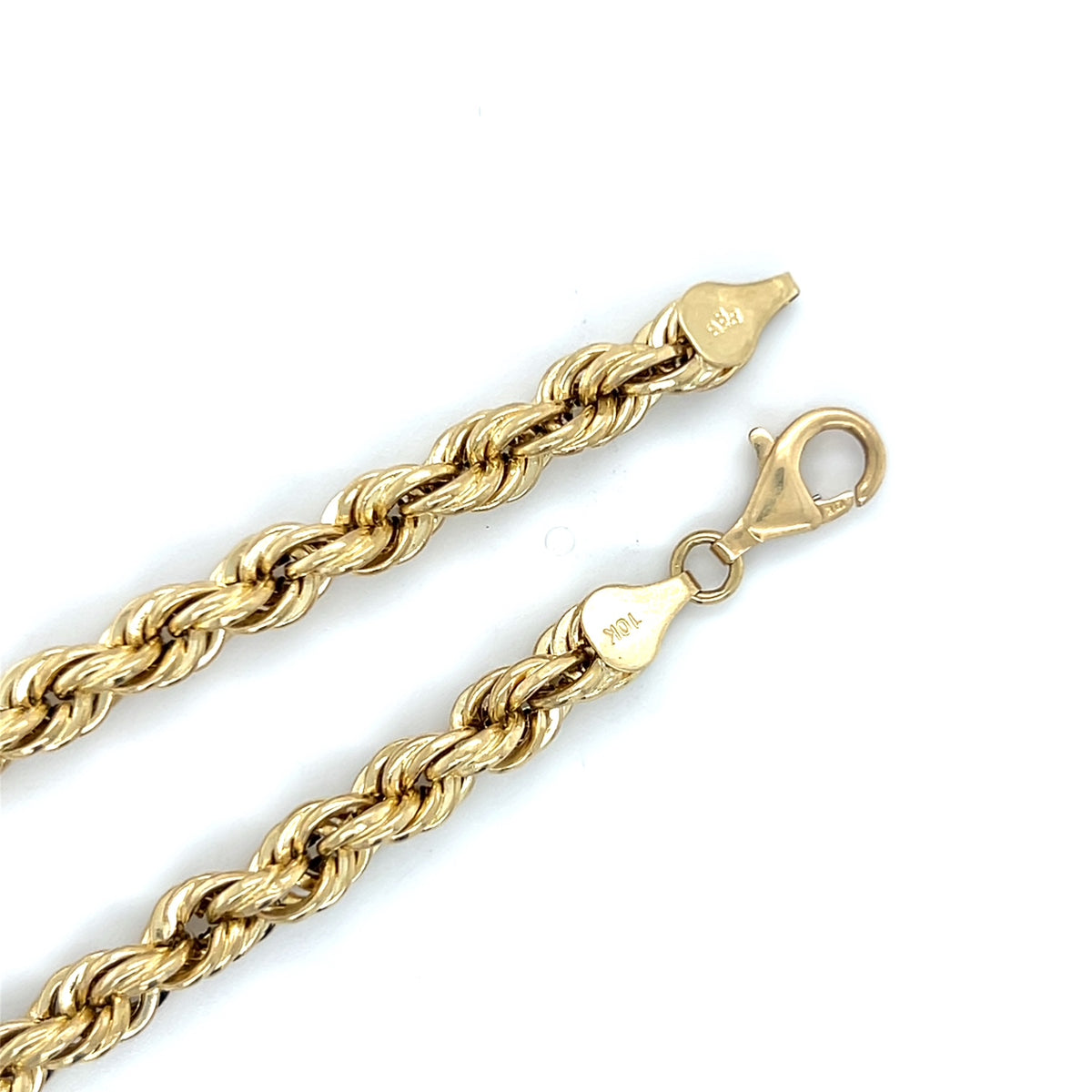 10K Yellow Gold 27" Rope Chain