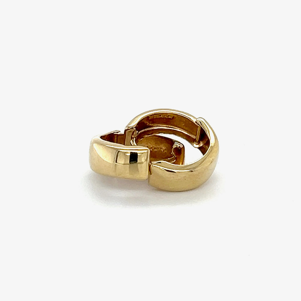 14K Yellow Gold Hoop Earrings