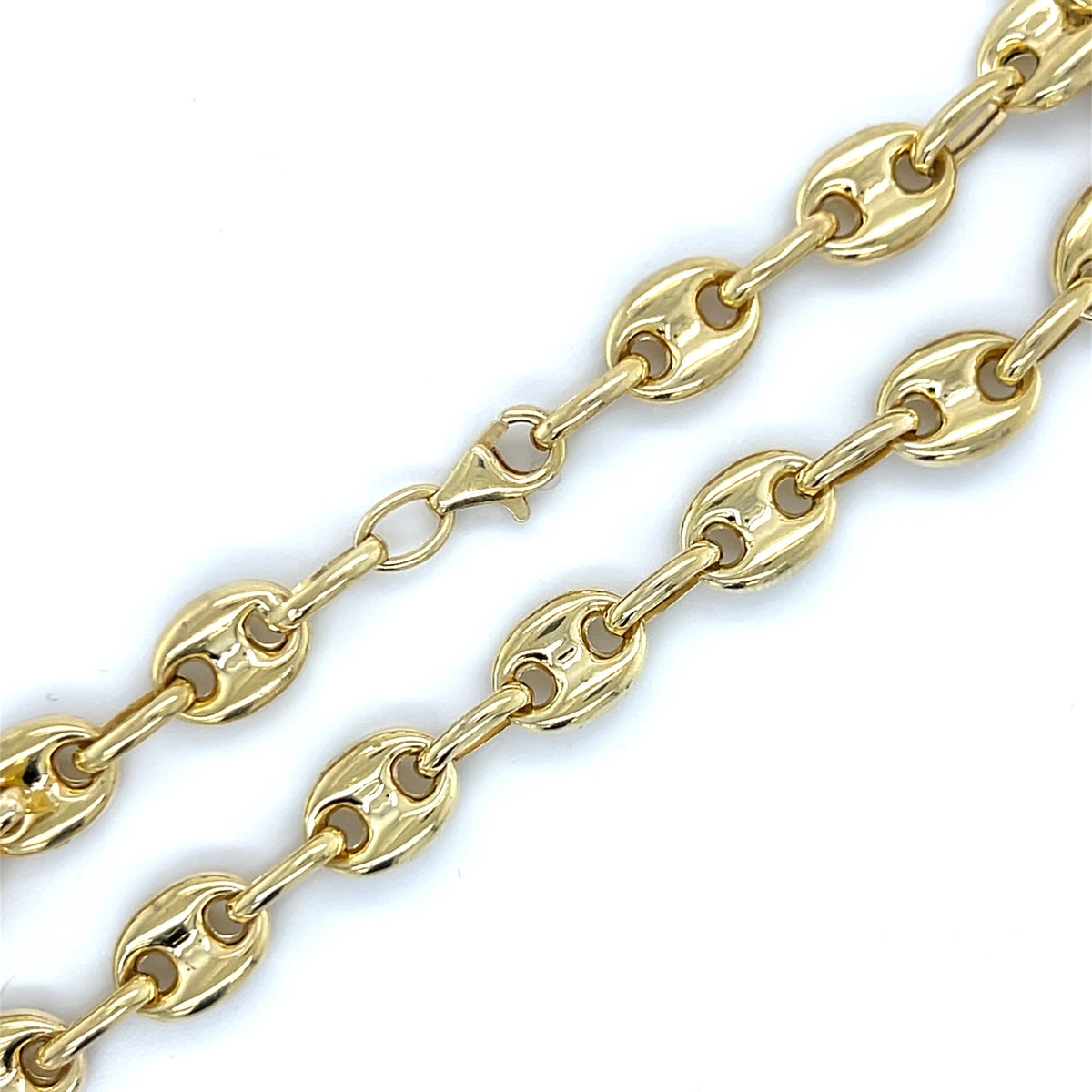 10K Yellow Gold 9" Bracelet