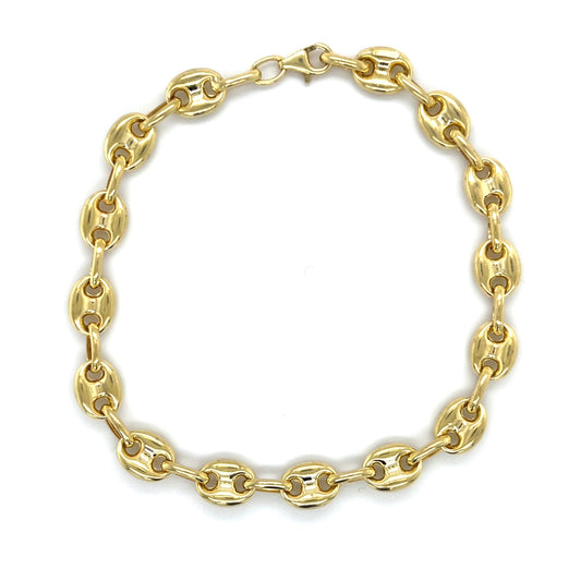 10K Yellow Gold 9" Bracelet