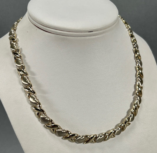 10K Two-Tone Gold 17" Necklace