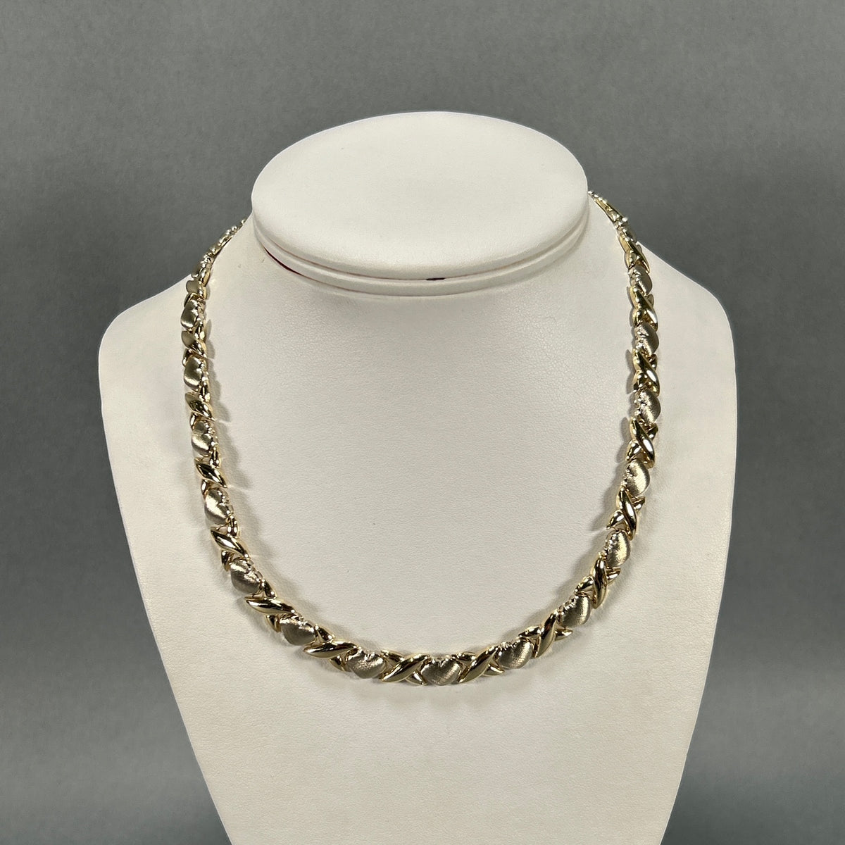 10K Two-Tone Gold 17" Necklace