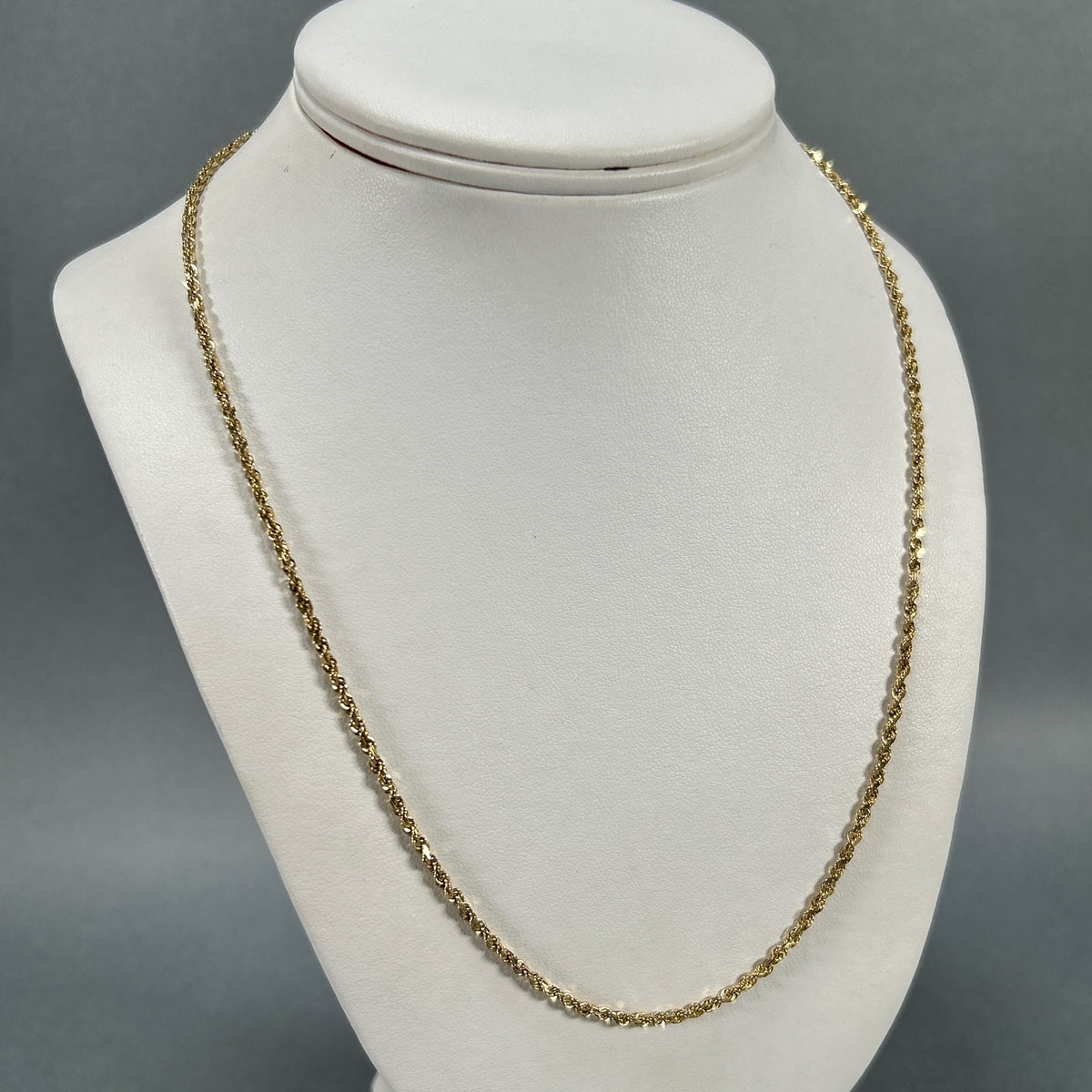 10K Yellow Gold 21" Rope Chain