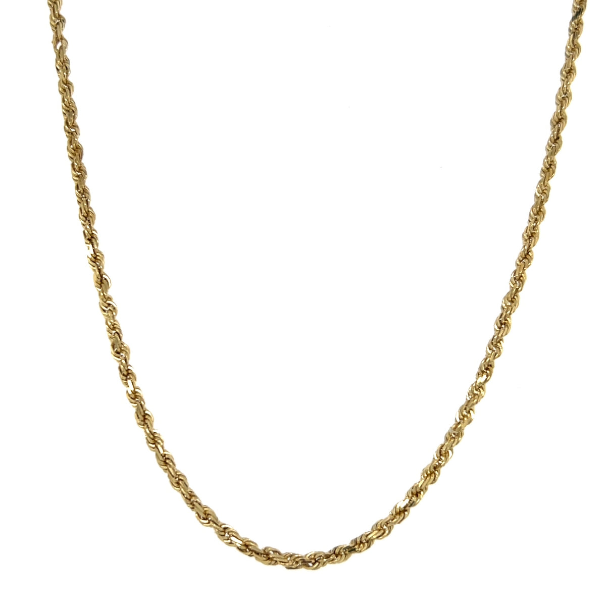 10K Yellow Gold 21" Rope Chain