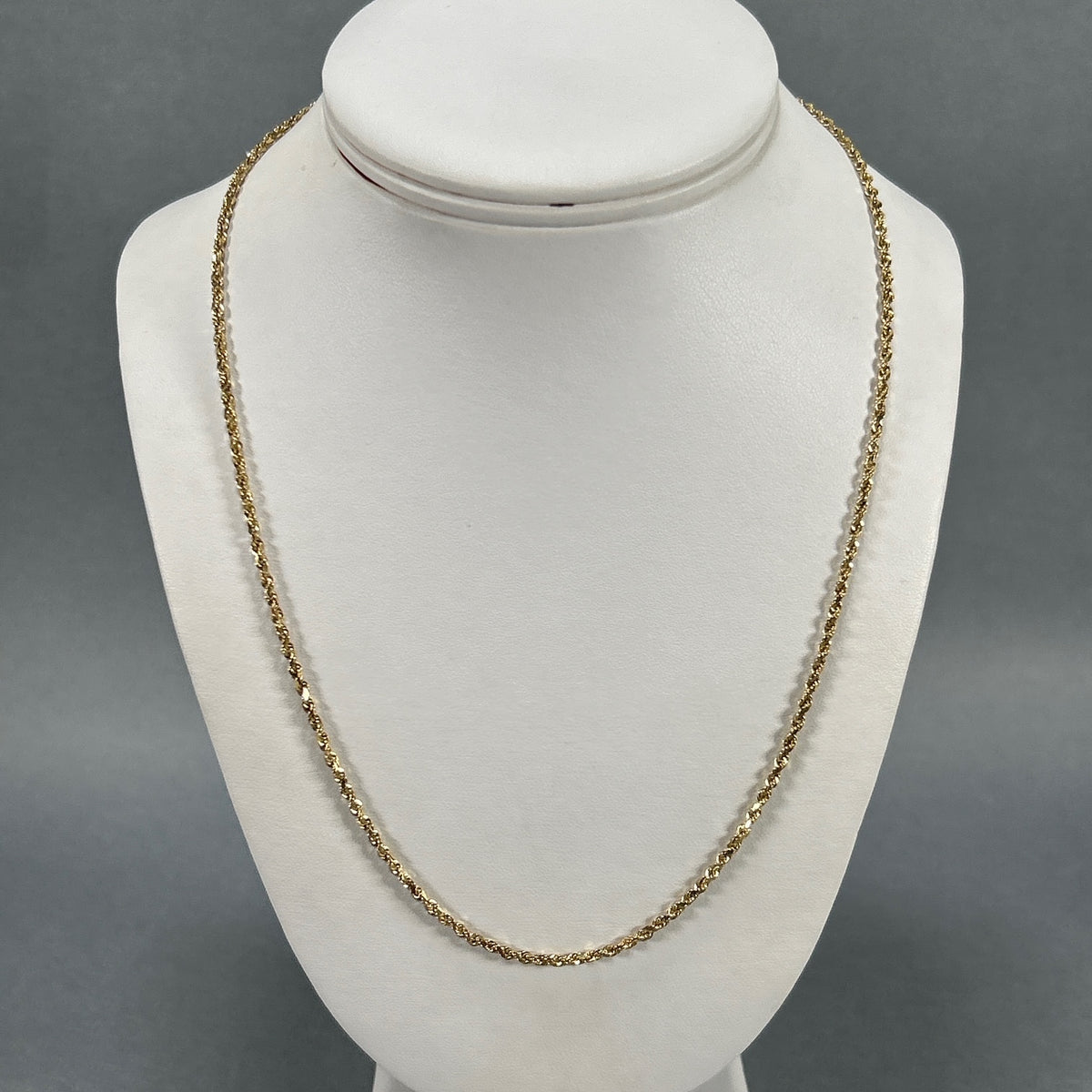 10K Yellow Gold 21" Rope Chain
