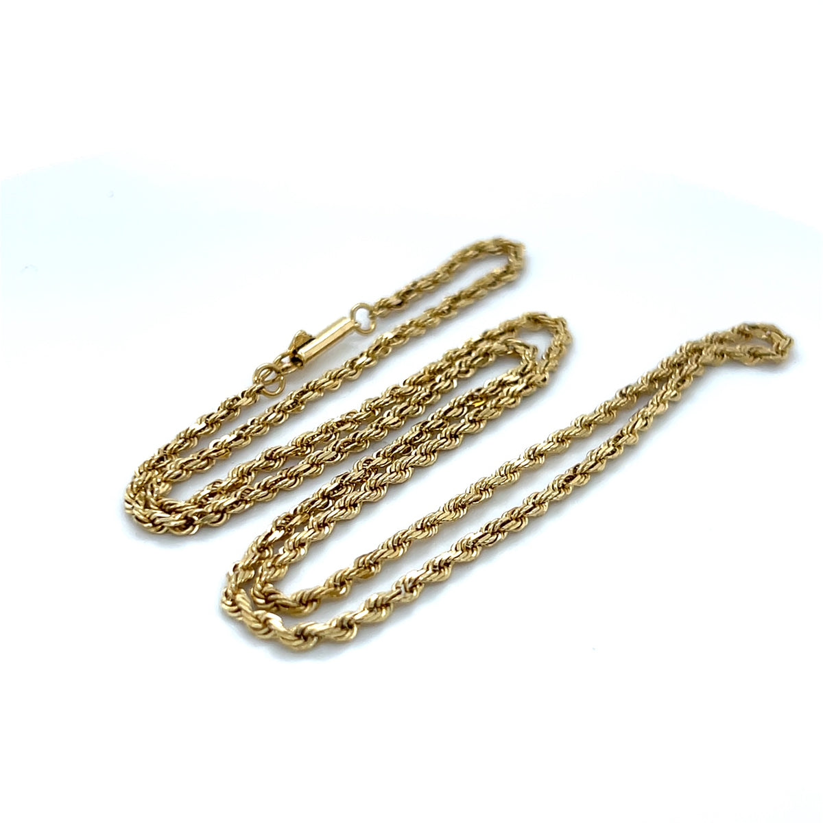 10K Yellow Gold 21" Rope Chain