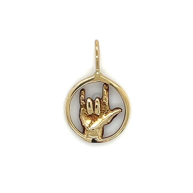 14K Yellow Gold Pendant