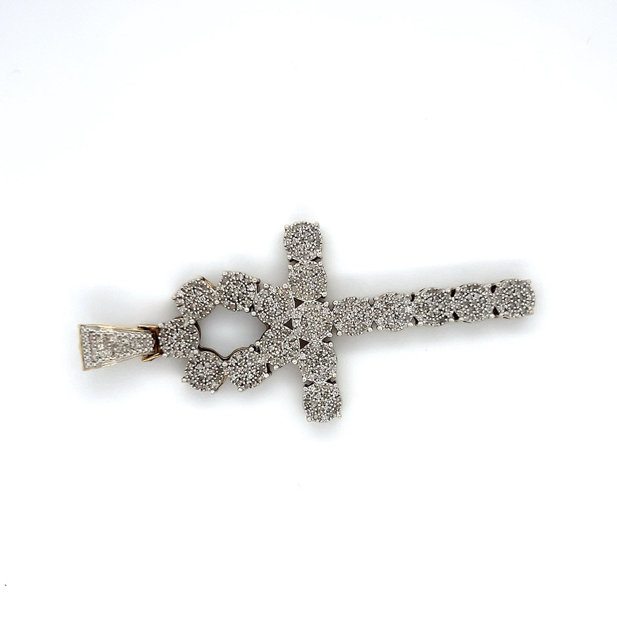 10K Yellow Gold Diamond Pendant