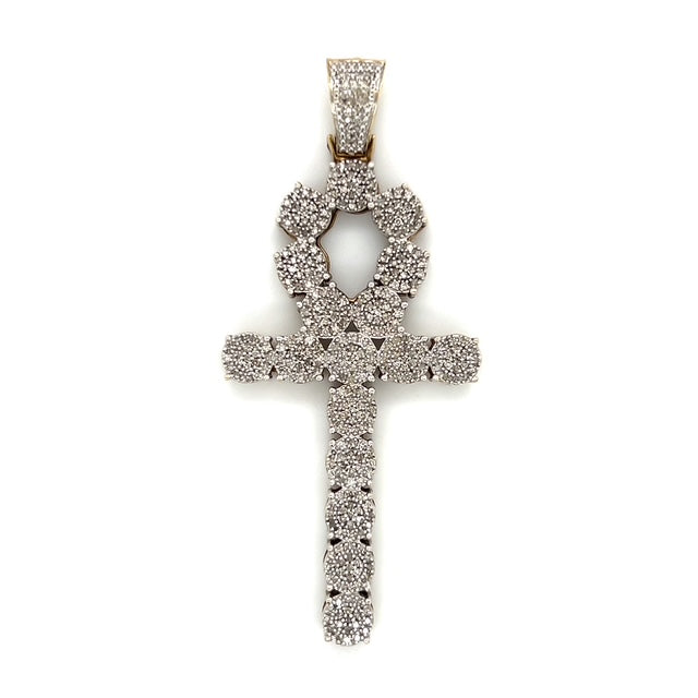 10K Yellow Gold Diamond Pendant