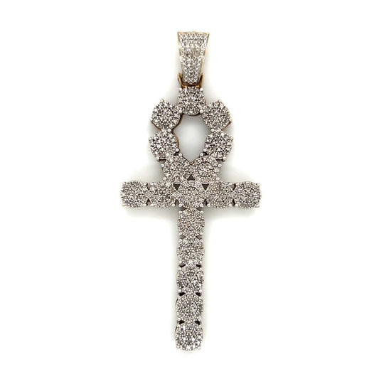 10K Yellow Gold Diamond Pendant