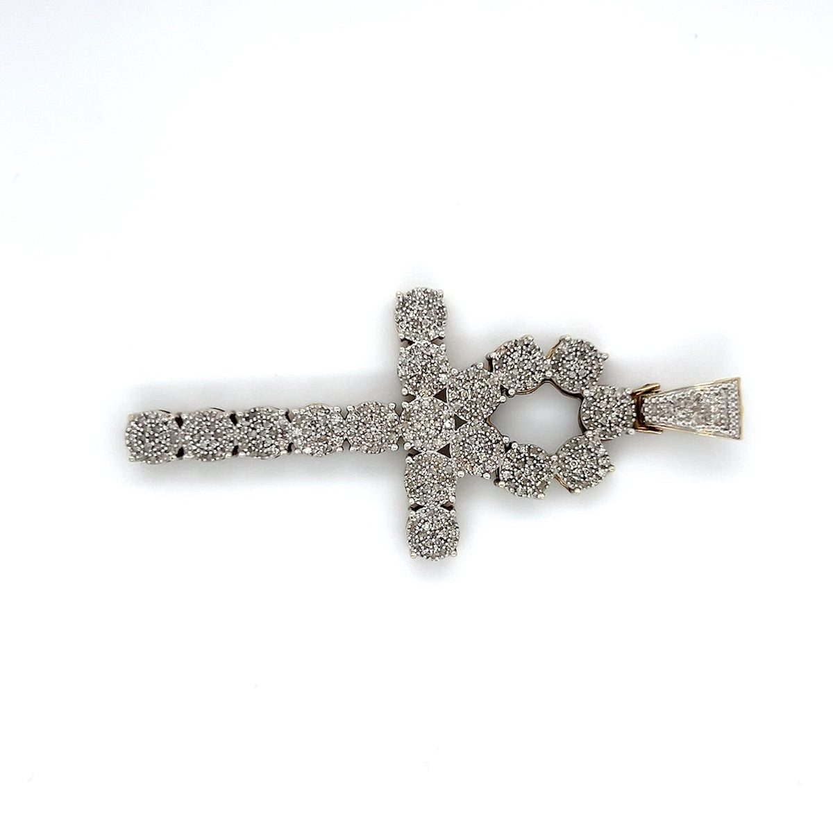 10K Yellow Gold Diamond Pendant