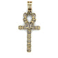 10K Yellow Gold Diamond Pendant