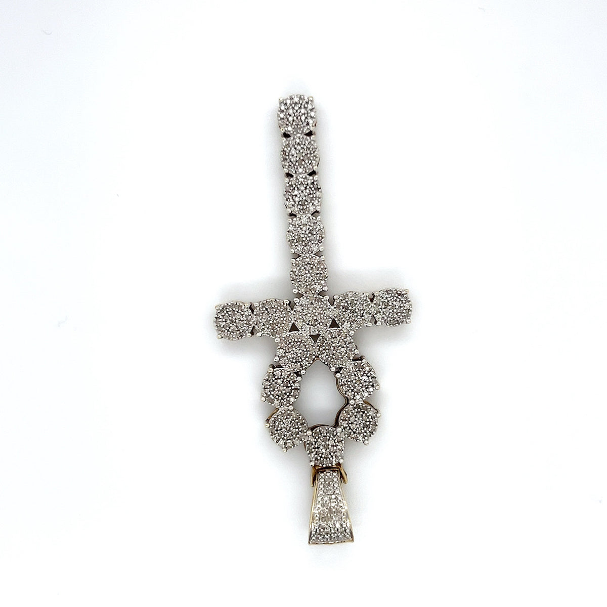 10K Yellow Gold Diamond Pendant