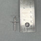 14K White Gold Cross Pendant