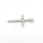 14K White Gold Cross Pendant