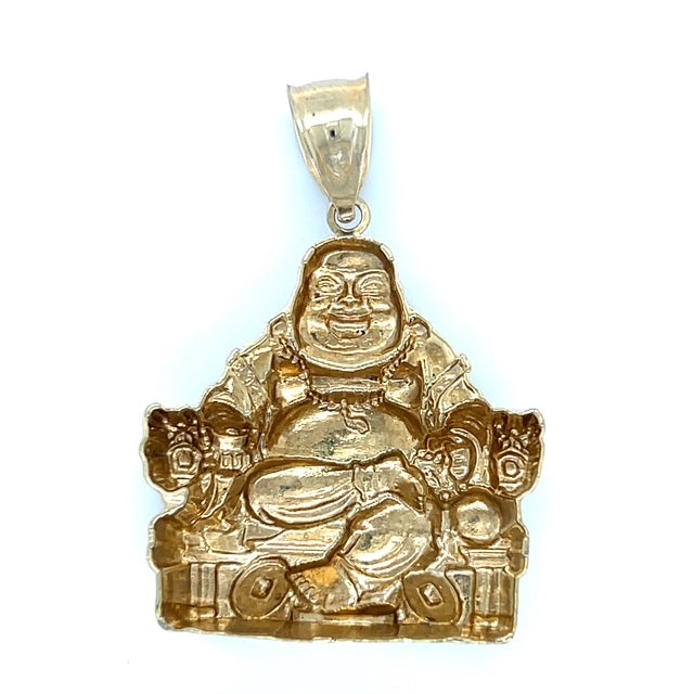 10K Yellow Gold Buddha Pendant