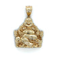 10K Yellow Gold Buddha Pendant