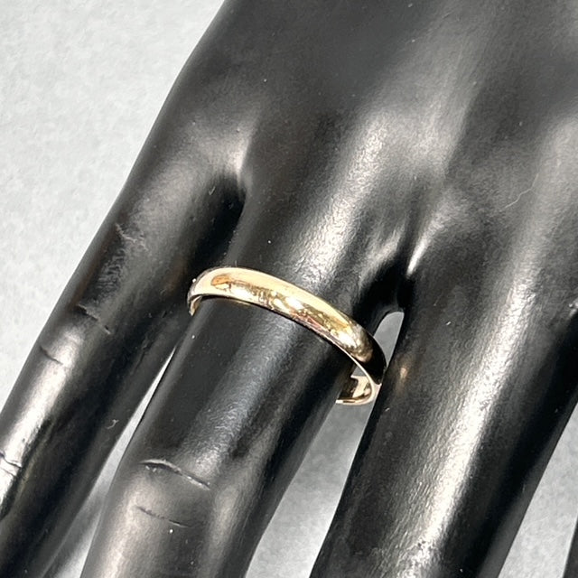 14K Yellow Gold Gentleman's Wedding Band; Size 10