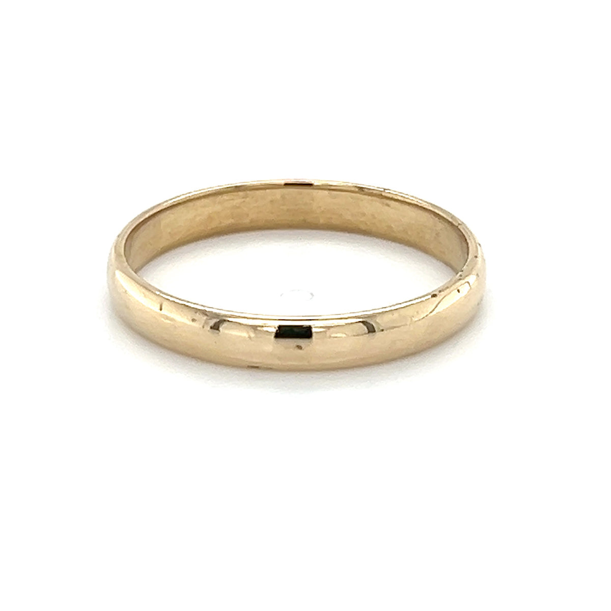 14K Yellow Gold Gentleman's Wedding Band; Size 10