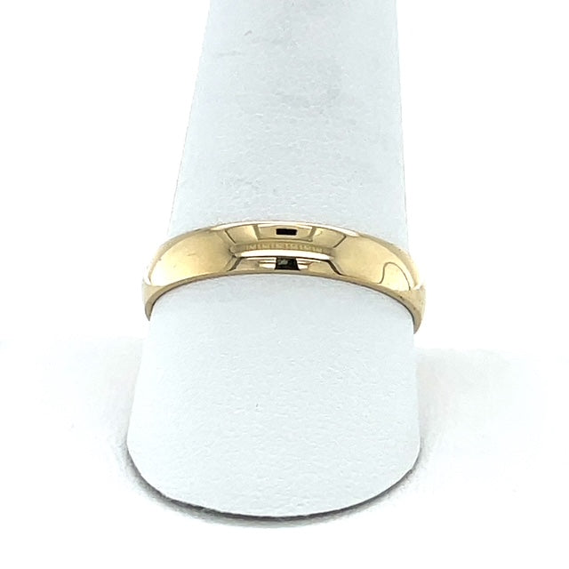 10K Yellow Gold Gentleman's Wedding Band; Size 11