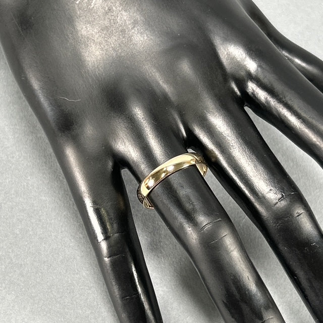10K Yellow Gold Gentleman's Wedding Band; Size 11
