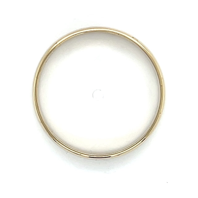 10K Yellow Gold Gentleman's Wedding Band; Size 11
