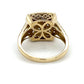 14K Yellow Gold Diamond Lady's Fashion Ring; Size 7