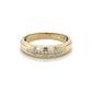 10K Yellow Gold Diamond Gentleman's Wedding Band; Size 10
