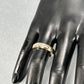 10K Yellow Gold Diamond Gentleman's Wedding Band; Size 10