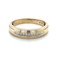 10K Yellow Gold Diamond Gentleman's Wedding Band; Size 10