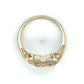 10K Yellow Gold Diamond Lady's Fashion Heart Ring