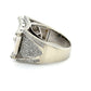 14K White Gold Diamond Gentleman's Fashion Ring; Size 11