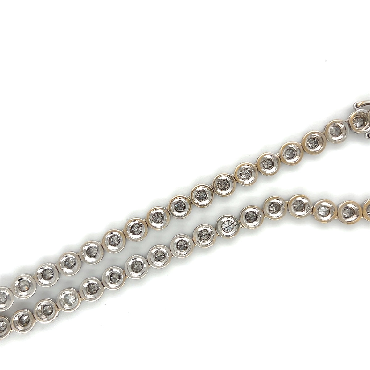 10K White Gold Diamond 20" Necklace