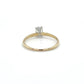 14K Yellow Gold Diamond Lady's Engagement Ring