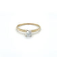 14K Yellow Gold Diamond Lady's Engagement Ring