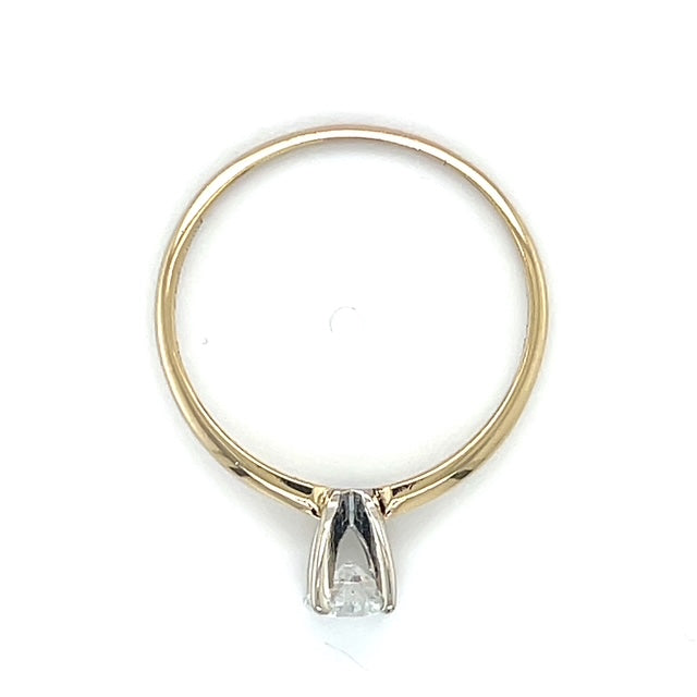 14K Yellow Gold Diamond Lady's Engagement Ring
