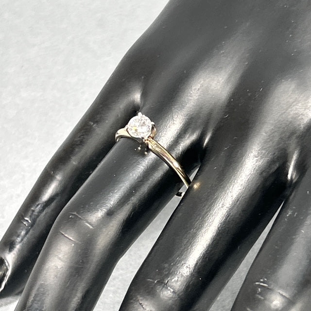 14K Yellow Gold Diamond Lady's Engagement Ring