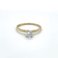 14K Yellow Gold Diamond Lady's Engagement Ring